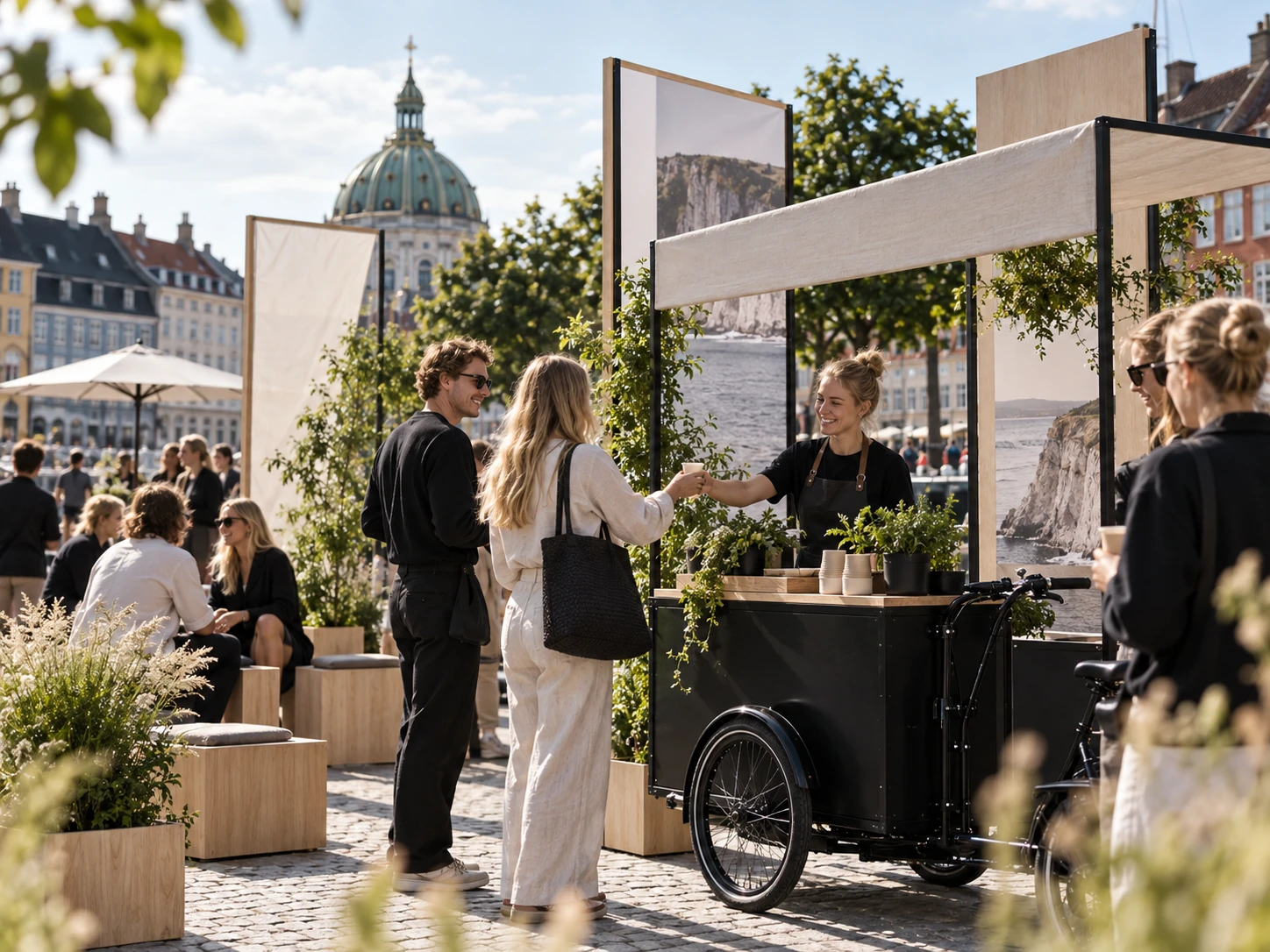 Brand activation med pop-up og sampling i byrum